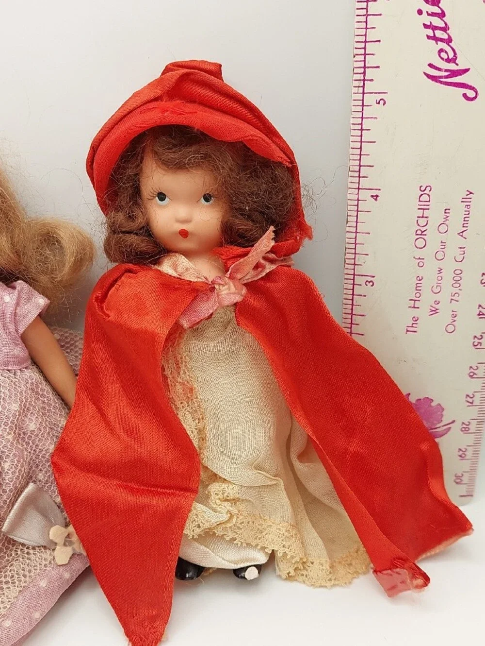 NANCY ANN STORYBOOK LOT 4 Doll Set - Little Red RIDING HOOD VINTAGE